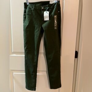 Maurice’s Dark Green Mid Rise Skinny Pants
